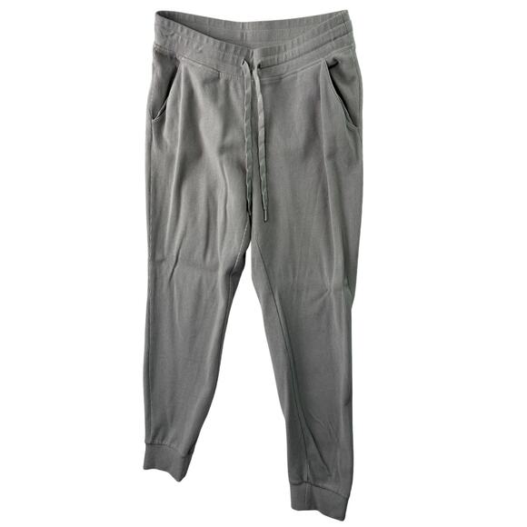 Marc New York Women's Ribbed Knit Slim Jogger Pants - Gray - Size M - Picture 1 of 8